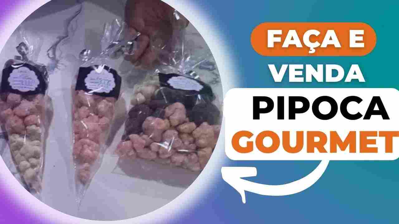Como Fazer 3 Sabores de Pipoca Gourmet (Nutella, Morango e Ninho) Faça e Venda Muitooo