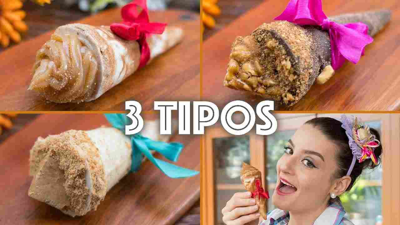 3 Tipos de Cone Trufado de Festa Junina - Cozinha do Bom Gosto - Gabi Rossi