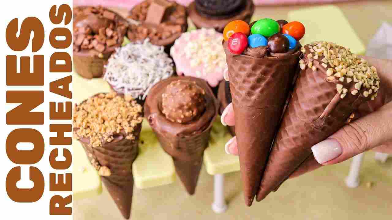 Super Prático: Faça Nove Sabores de Cones Diferentes com Apenas um Recheio! Super Lucrativos!