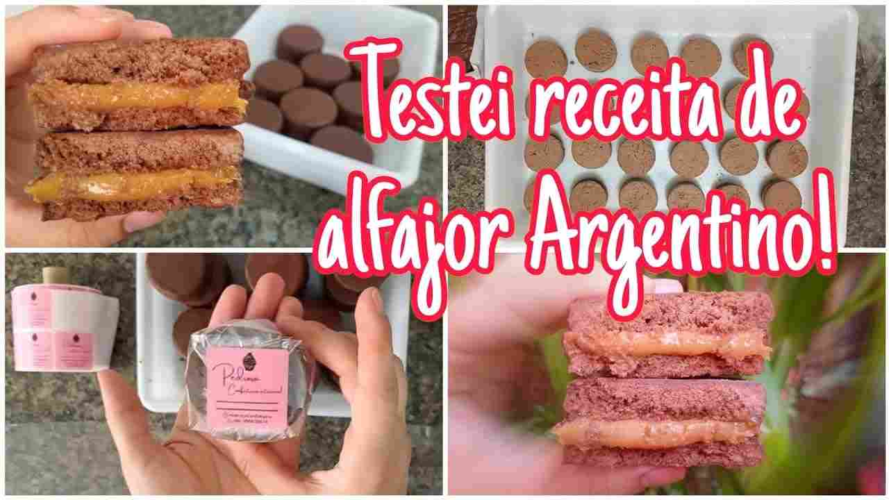 Como Fazer Alfajor Argentino! Testando Receita!!
