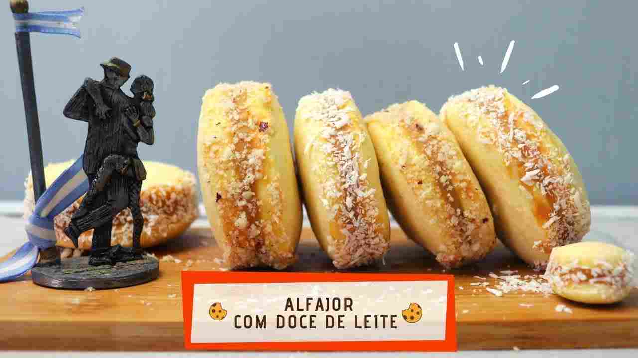 Alfajor Argentino Original (Receita Passo a Passo) Você Não Vai Acreditar Como É Fácil!