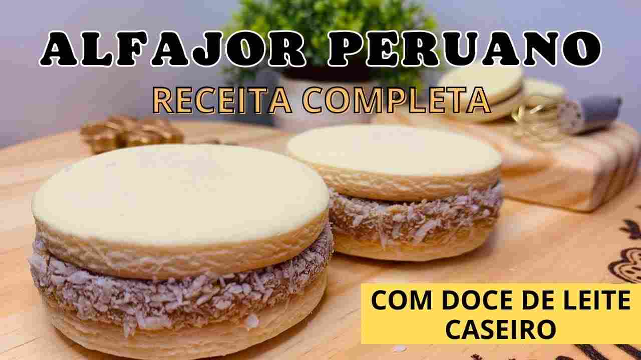 Receita Alfajor Peruano – Passo a Passo Completo e Fácil