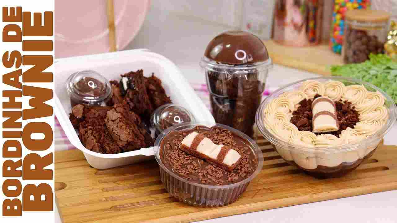 Bordinhas de Brownie: 4 Ideias de Produtos para Você Faturar Muito e Aproveitar 100 do Seu Brownie!