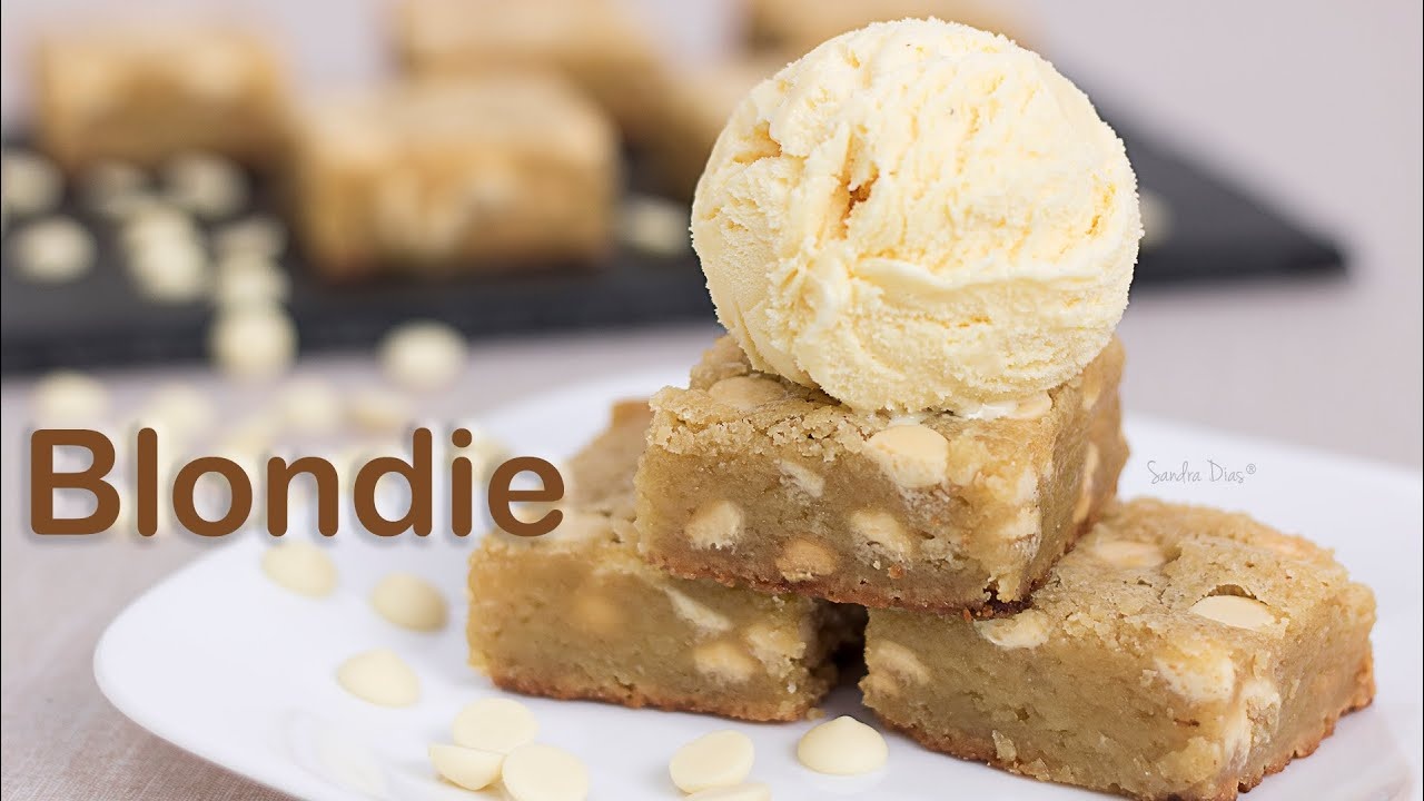 Blondie, o Brownie de Chocolate Branco