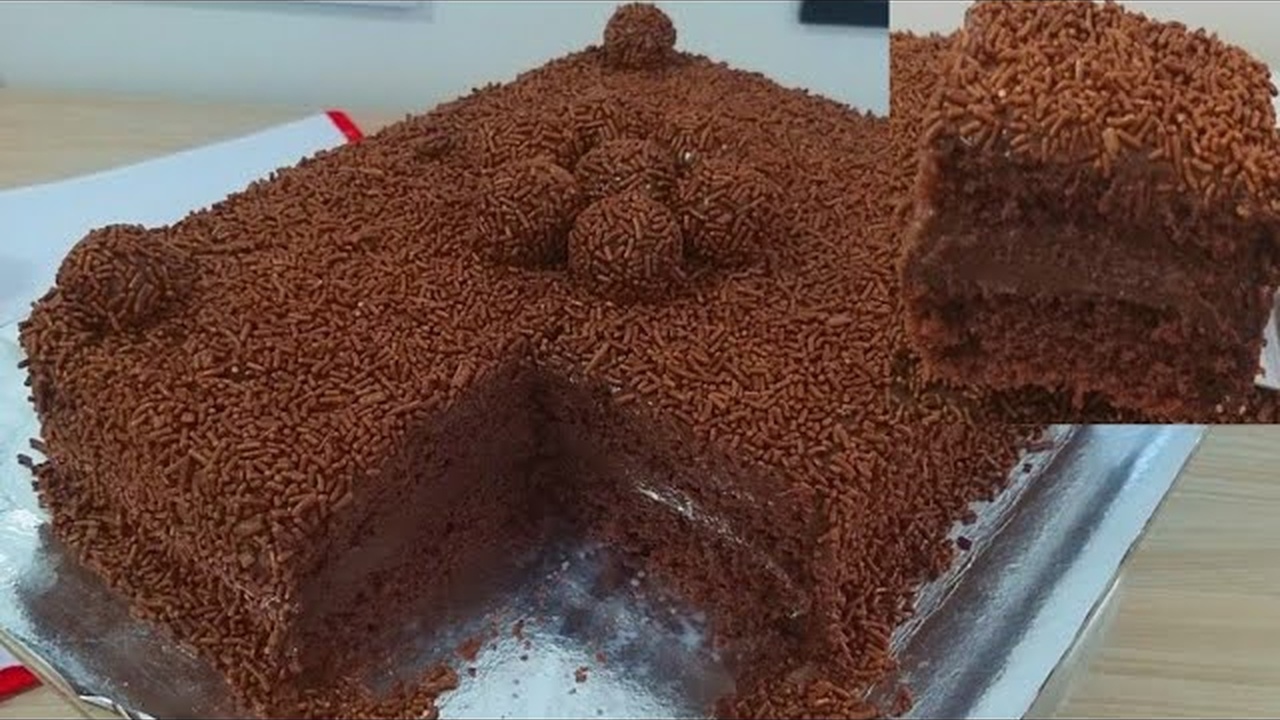 Bolo de Brigadeiro Gelado e Bem Chocolatudo