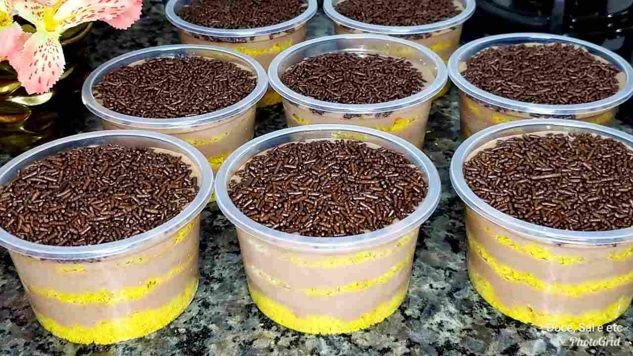 Bolo de Cenoura com Brigadeiro no Pote, Bolo no Pote Lucrativo