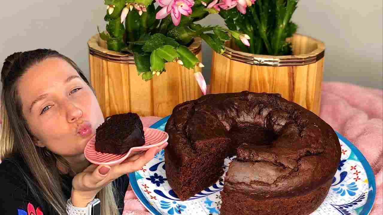 Bolo de Chocolate Super Fofinho, Zero Açúcar, Glúten e Lactose