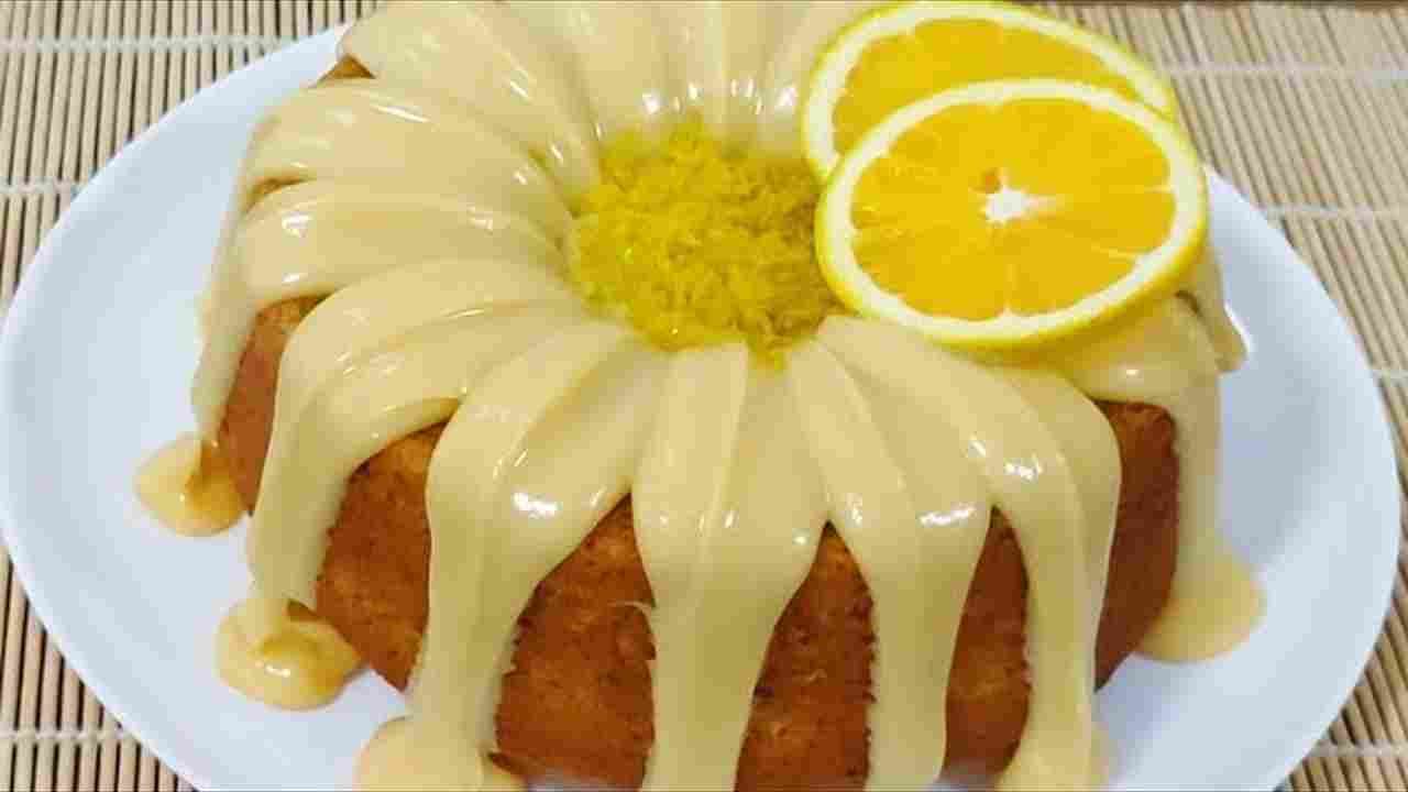 Bolo de Laranja com Brigadeiro de Laranja sem Talhar - Orange Cake