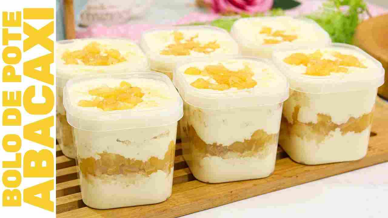 Bolo de Pote de Abacaxi com Mousse de Ninho: Você Nunca Provou Nada Igual! Molhadinho, Super Cremoso