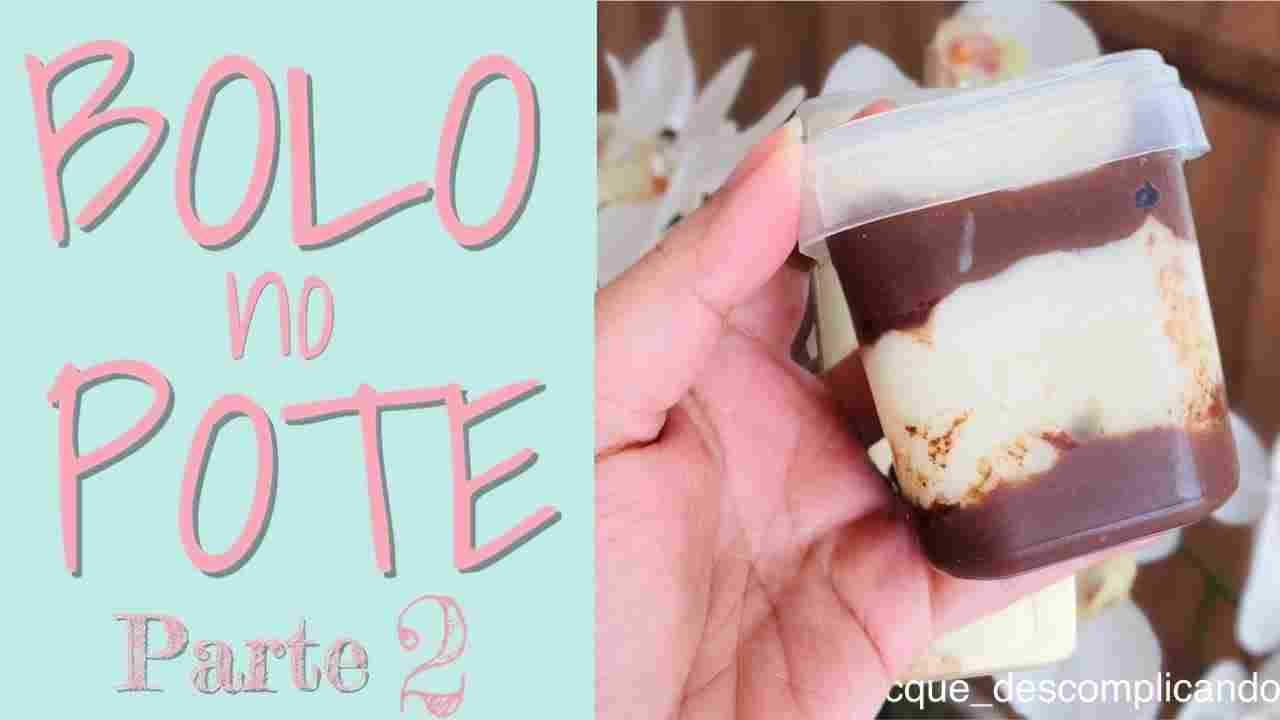 Bolo no Pote- Parte 2- Massa de Chocolate e Brigadeiro Base