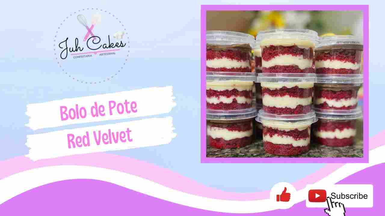 Bolo de Pote Red Velvet / Red Velvet Cake