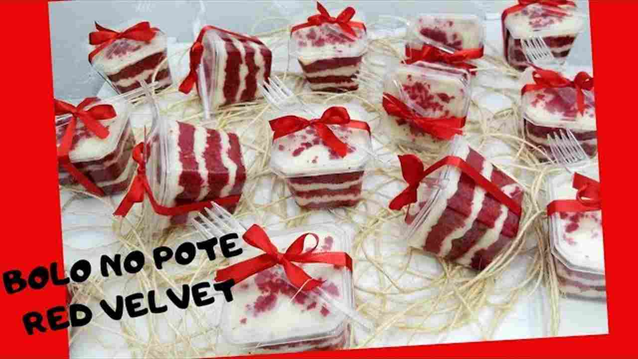 Bolo no Pote Red Velvet