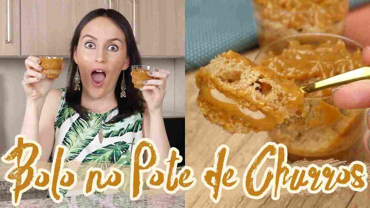 Bolo no Pote de Churros Cook