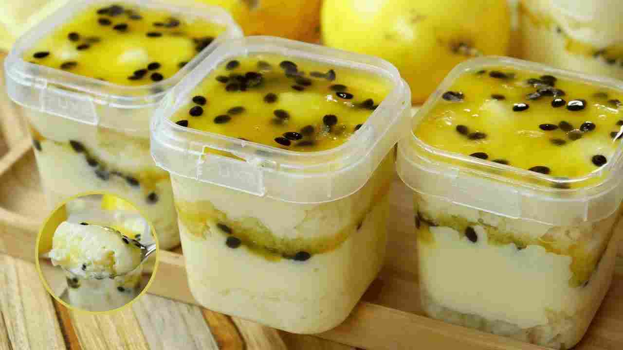 Bolo no Pote de Maracujá com Sabor Especial para o Verão