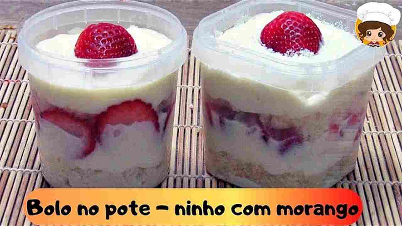 O Melhor Bolo no Pote Ninho com Morango (Faça e Venda) - Mil Delicias na Cozinha