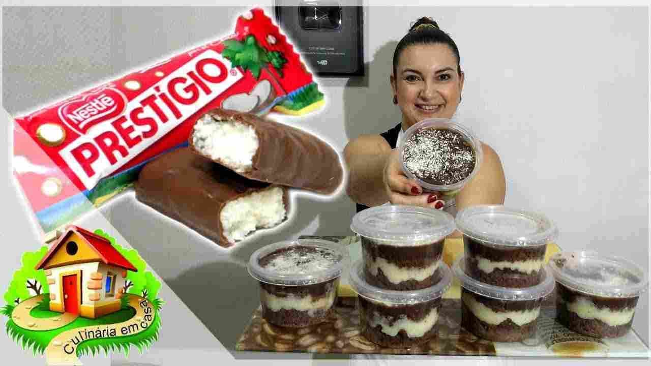 Bolo no Pote de Prestígio para Vendas - Passo a Passo - Culinária em Casa