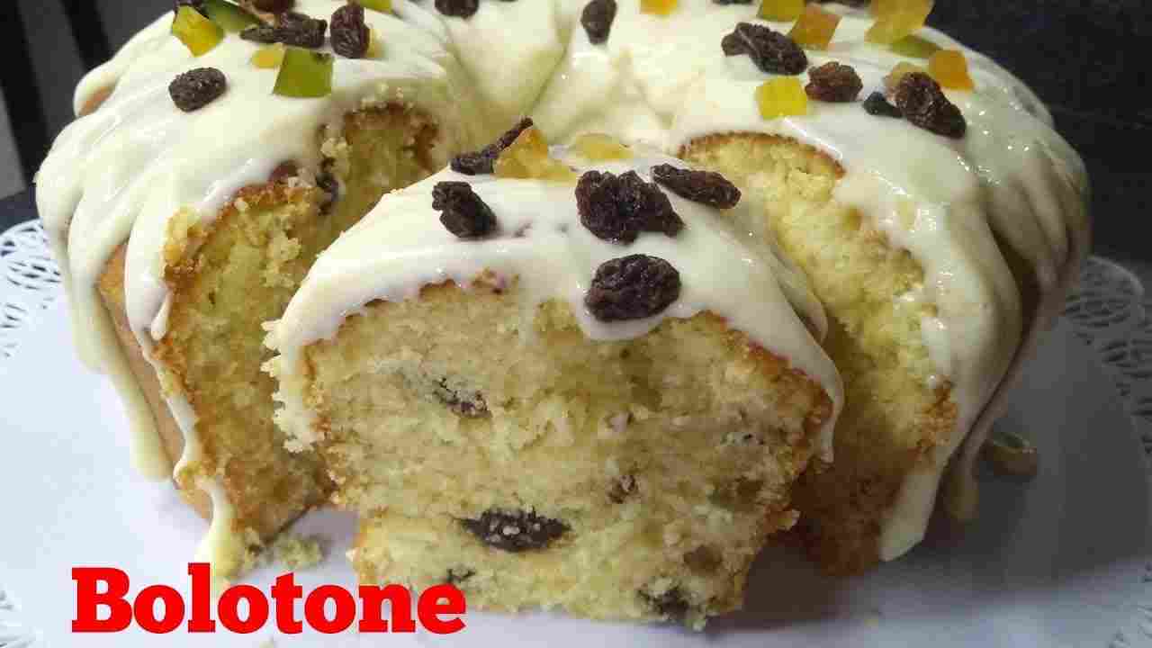 Bolotone de Frutas Cristalizadas Super Fofinho.