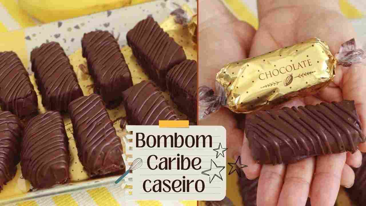 Só 3 Ingredientes e um Delicioso Bombom - Faça Venda e Lucre Muito-famoso Bombom Caribe-dika da Naka