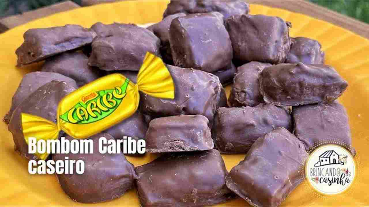 Bombom Caribe Caseiro - Muito Fácil e Delicioso - Adriana Fernandino