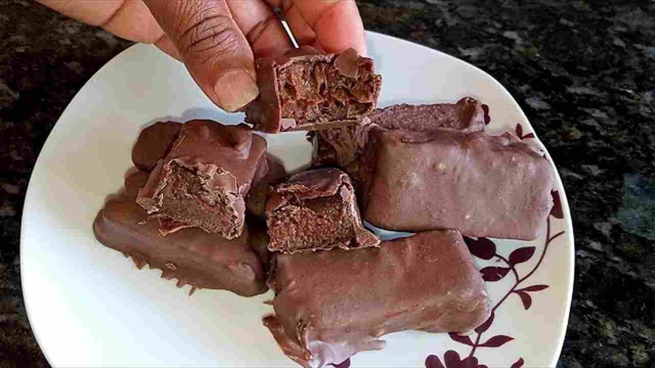 Bombom Caribe Caseiro Fit - Somente 4 Ingredientes - Cantina da Gleice