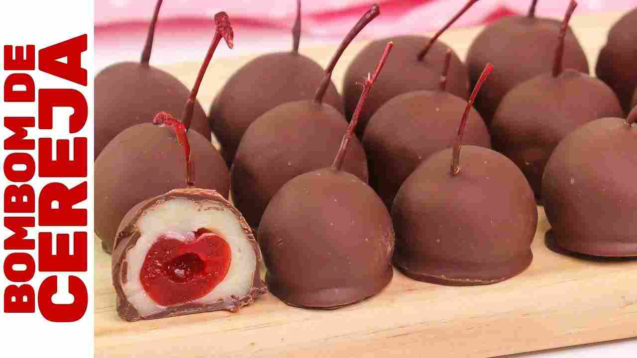 Doces Finos: Bombom de Cereja Sucesso nas Festas e de Vendas! Deliciosos e Super Práticos!