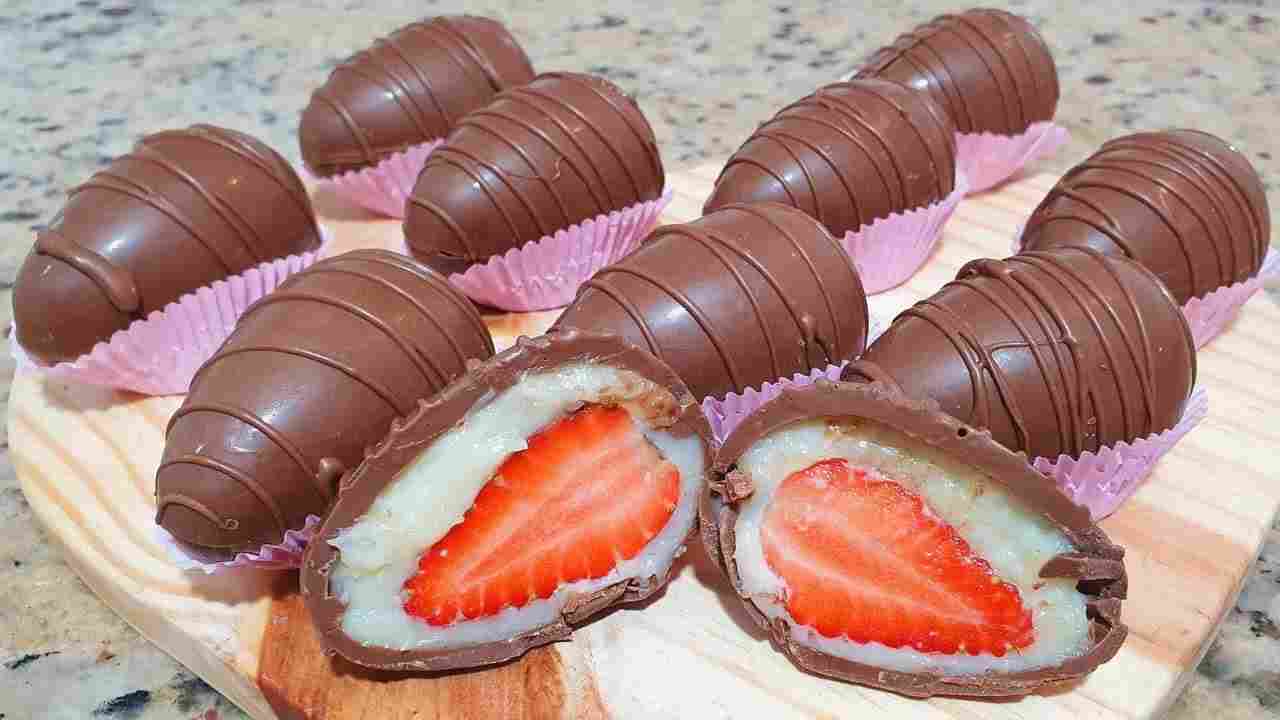 Bombom de Morango - Fácil de Fazer!