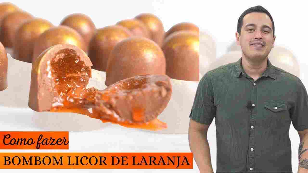 Como Fazer Bombom Licor de Laranja
