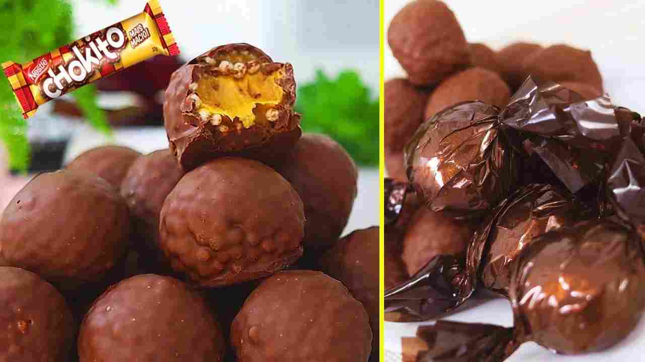 Como Fazer Bombom de Chokito I Igualzinho o Original - Fácil e Delicioso - Especial de Páscoa