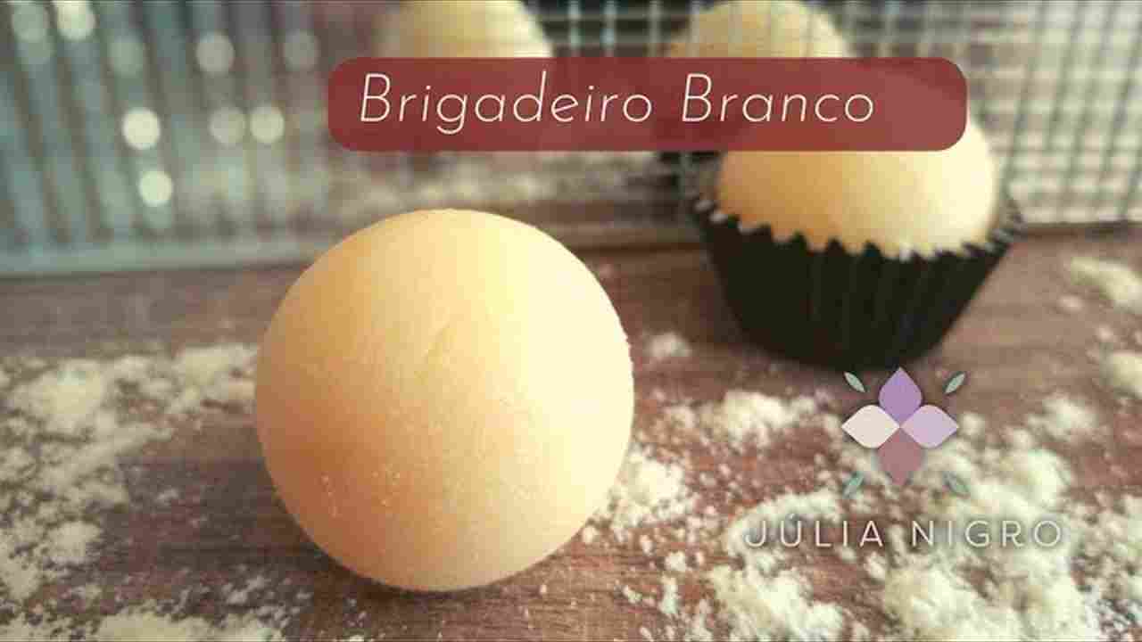 Brigadeiro Branco de Chocolate: Receita Cremosa e Fácil Julia Nigro