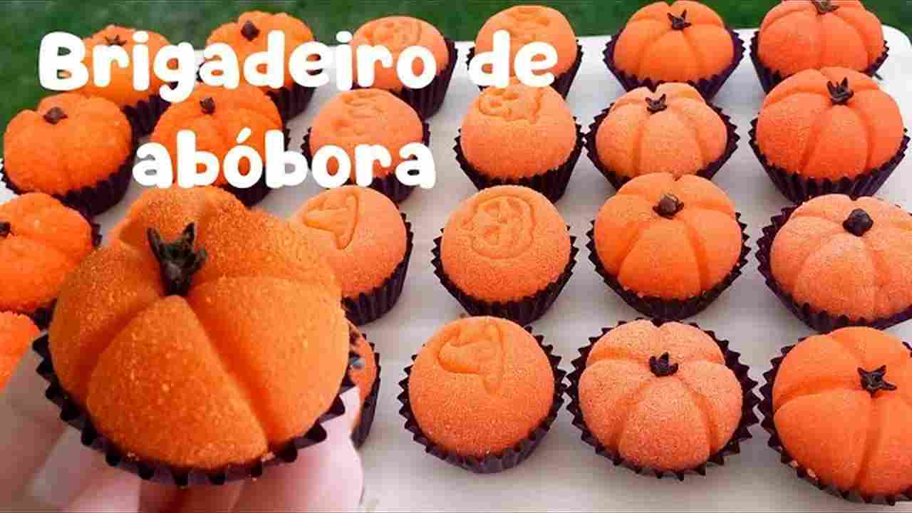 Brigadeiro de Abóbora Haloween