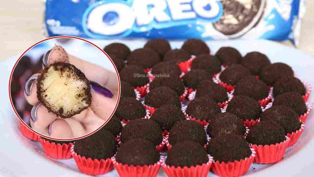 Brigadeiro de Oreo - Docinhos de Festa - Bru na Cozinha