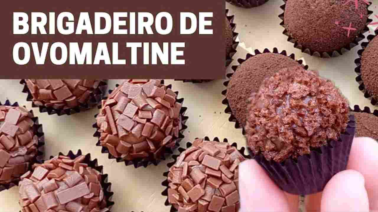 Brigadeiro de Ovomaltine Mostrei 3 Finalizações que Combinam