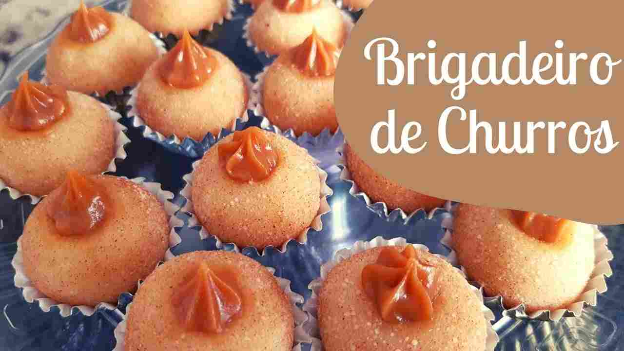 Brigadeiro Gourmet de Churros Recheado Mais Fácil do Mundo