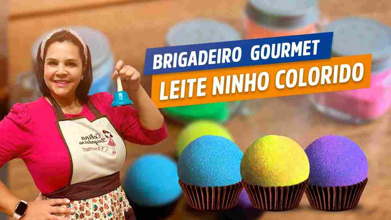 Brigadeiro Gourmet de Leite Ninho Colorido