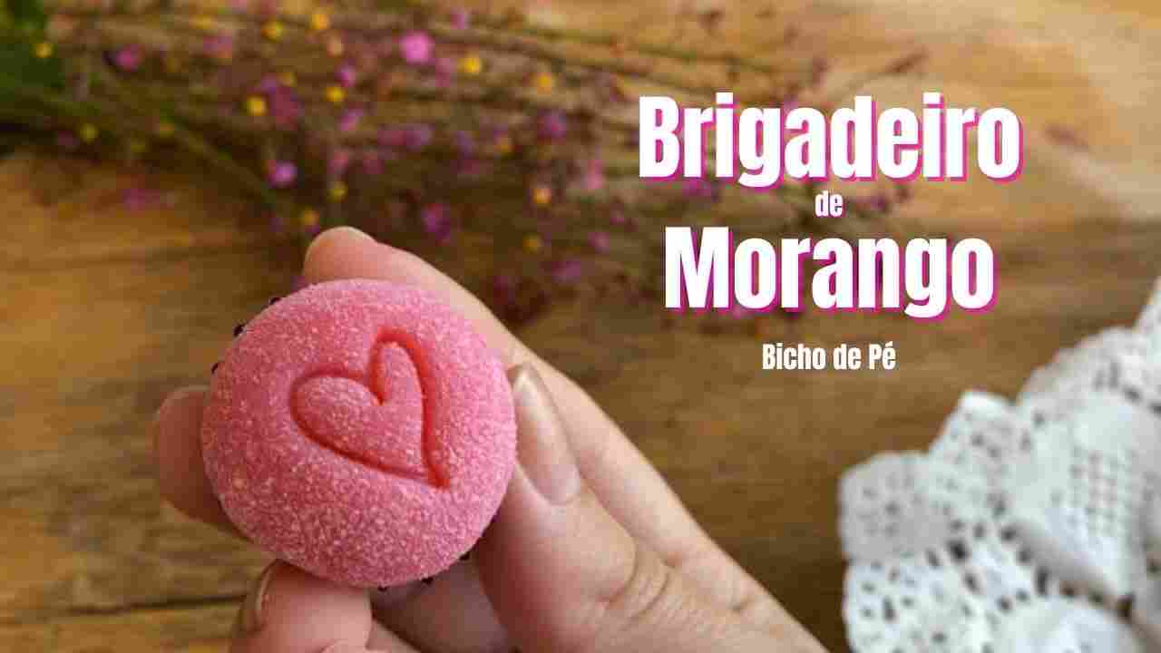 Receita Brigadeiro de Morango Gourmet (Bicho de Pé) - Receita Fácil e Muito Lucrativa - Faça em Casa