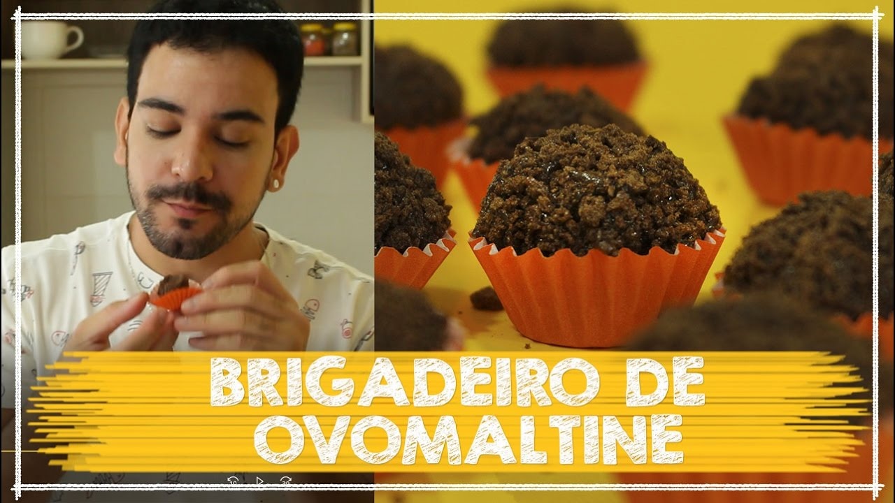 Brigadeiro de Ovomaltine - Docinhos de Festas