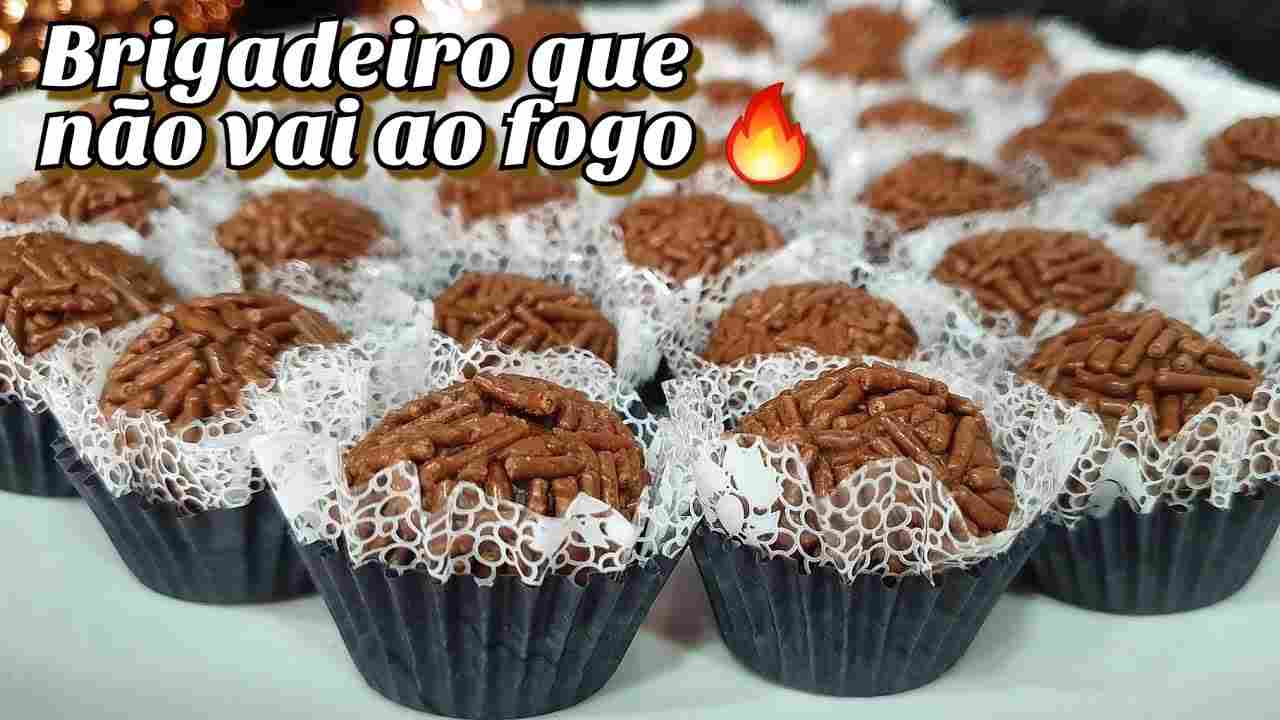 Só 2 Ingredientes e Não Vai ao Fogo! Faça Brigadeiro Gourmet Rápido e Fácil!