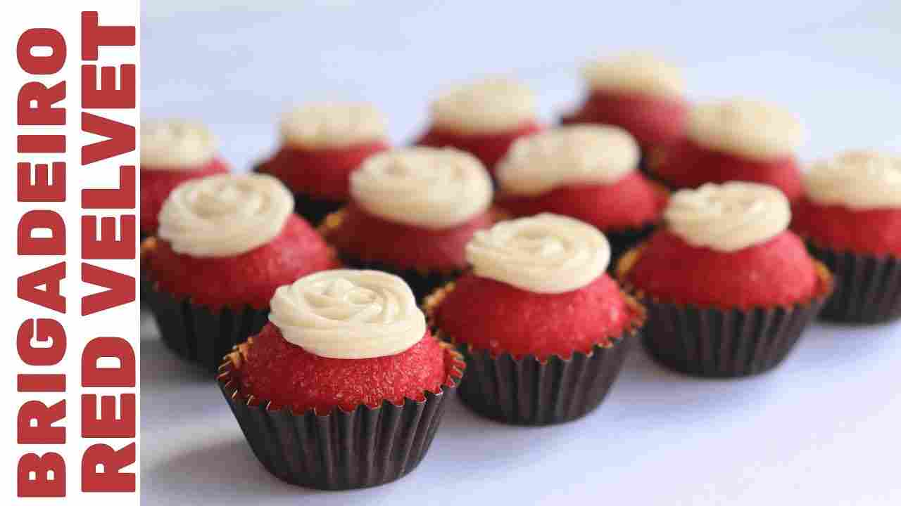 Brigadeiro Red Velvet Recheado o Brigadeiro Mais Gostoso do Mundo! Venda Muito!