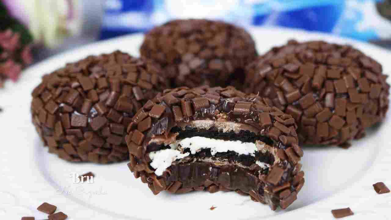 Lucre Muito com Esse Brigadeiro - Brigadeiro Surpresa de Oreo Bru na Cozinha