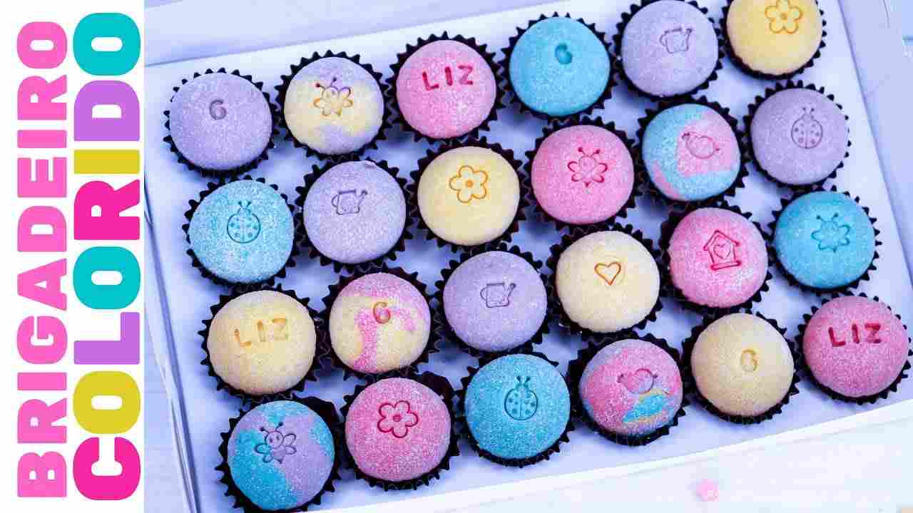 Brigadeiros Coloridos para Vender Muito! da Massa À Decoração!