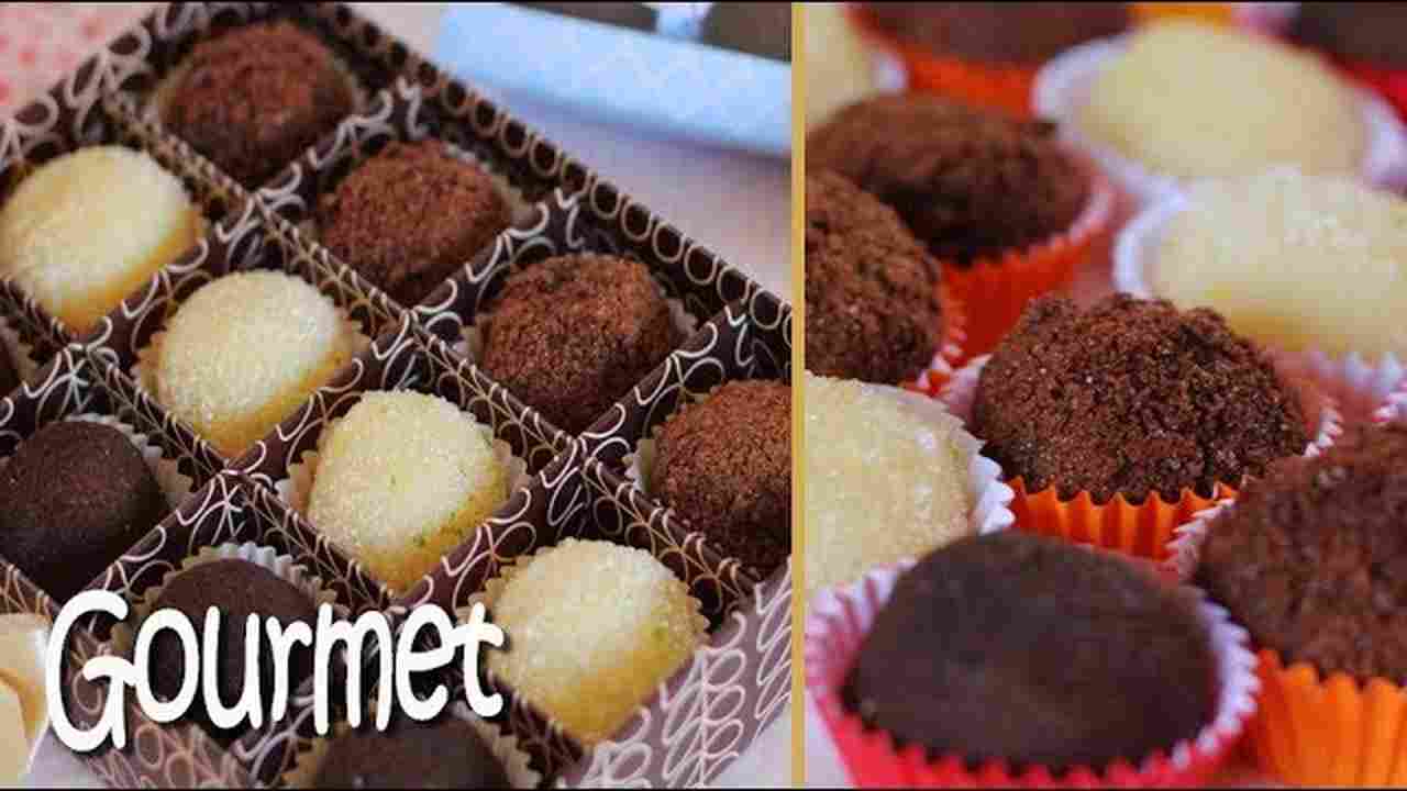 Receitas de Brigadeiro Gourmet Três Sabores Deliciosos Dika da Naka