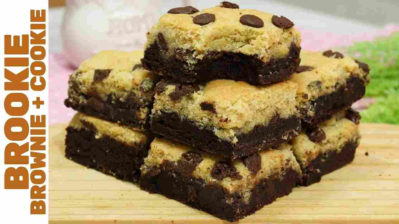 Conhece o Brookie? a Combinação Perfeita de Brownie e Cookie! Delicioso e Fácil de Fazer