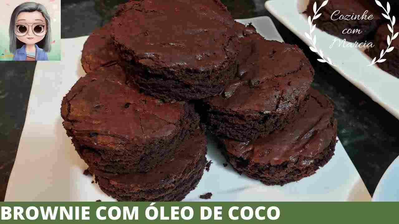 Brownie com Óleo de Coco