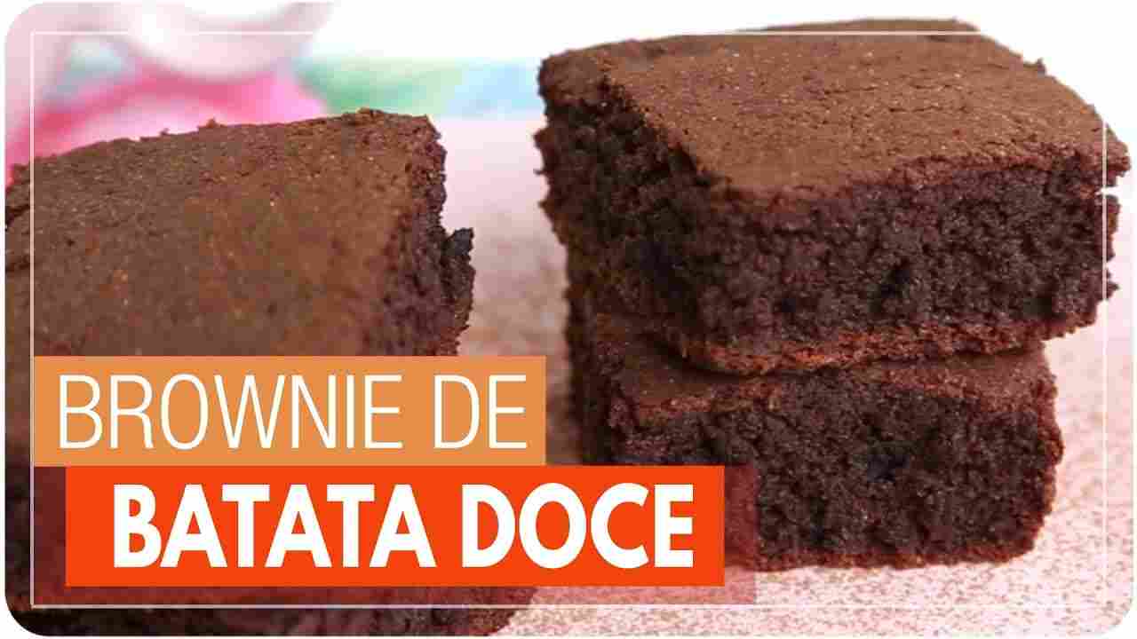 Brownie de Batata Doce Molhadinho Quadro