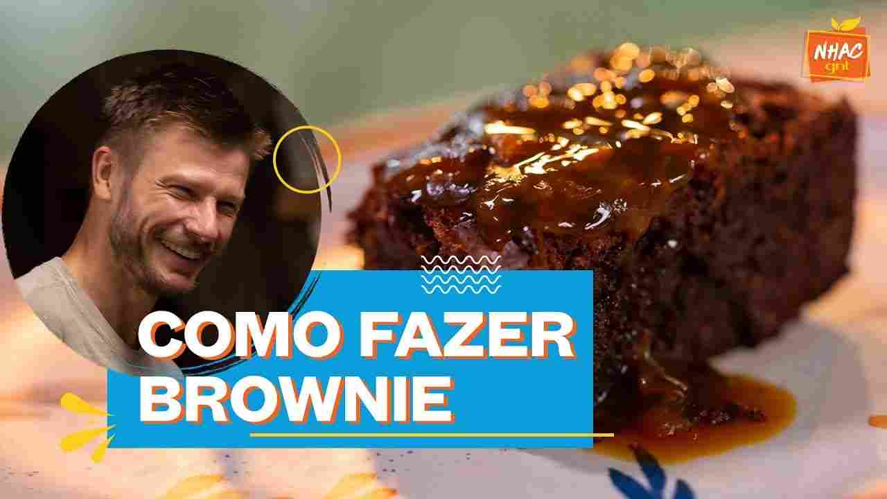 Brownie de Chocolate Feito com Farinha de Casca de Maracujá Rodrigo Hilbert Tempero de Família