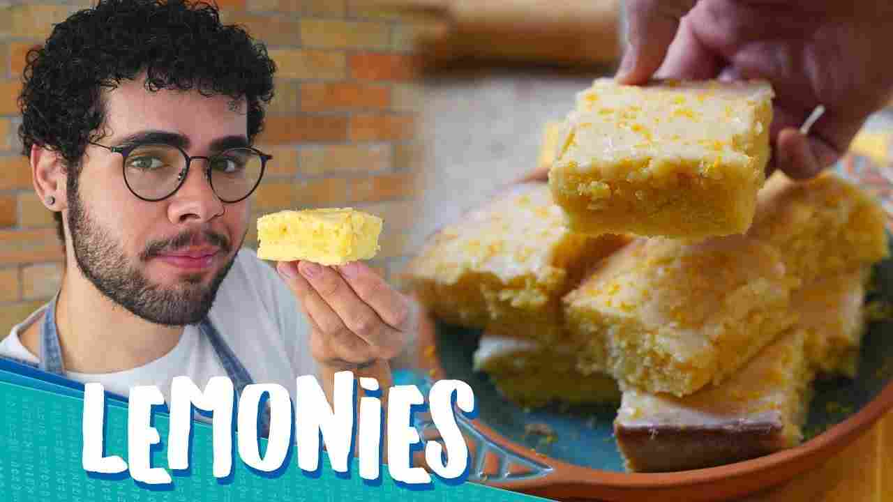 Essa Sobremesa É Diferente de Tudo que Você Ja Viu Brownie de Limão Siciliano