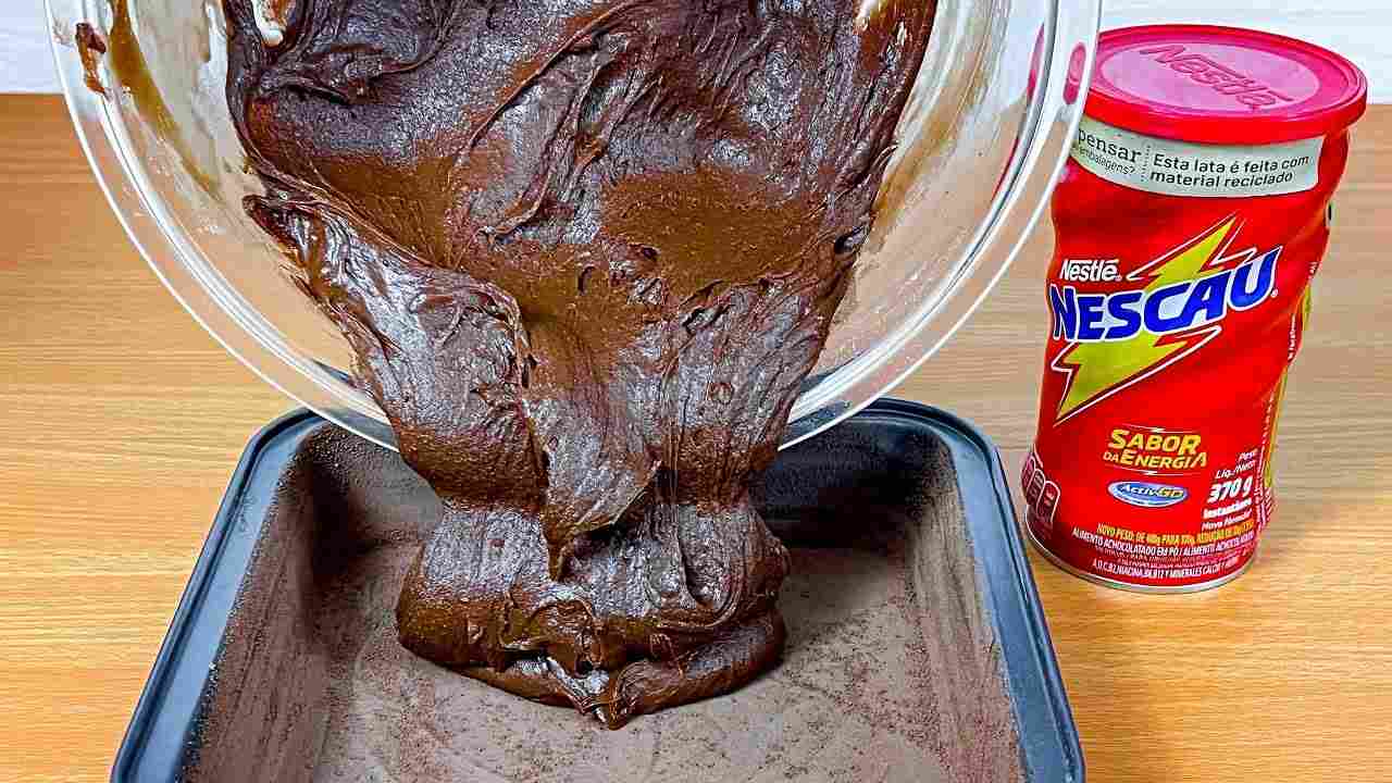 A Melhor Receita com Nescau que Eu Já Fiz Brownie de Nescau Super Fácil Gabriel Freitas