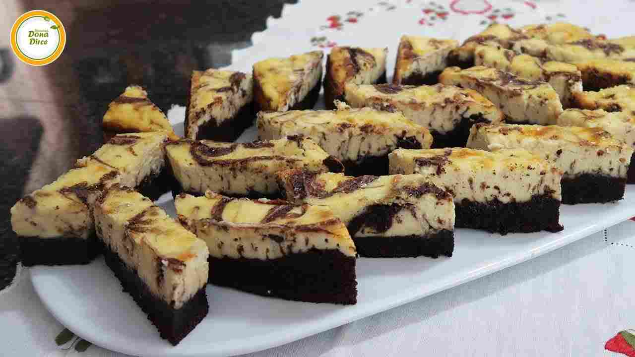 Nunca Provei um Brownie Tão Gostoso Brownie Marmorizado Brownie Cheesecake Chocolatudo