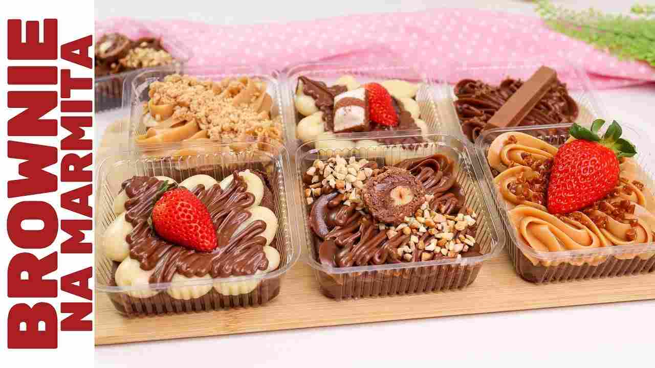 Brownie na Marmita Perfeito: 7 Sabores para Você Vender Muito! Práticos, Fáceis e Deliciosos!
