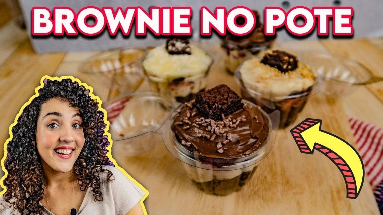 Brownie no Pote com 3 Sabores Deliciosos